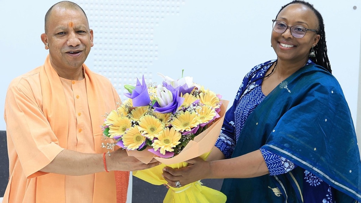 मुख्यमंत्री योगी आदित्यनाथ से एंजेला लुसिगी ने की मुलाकात