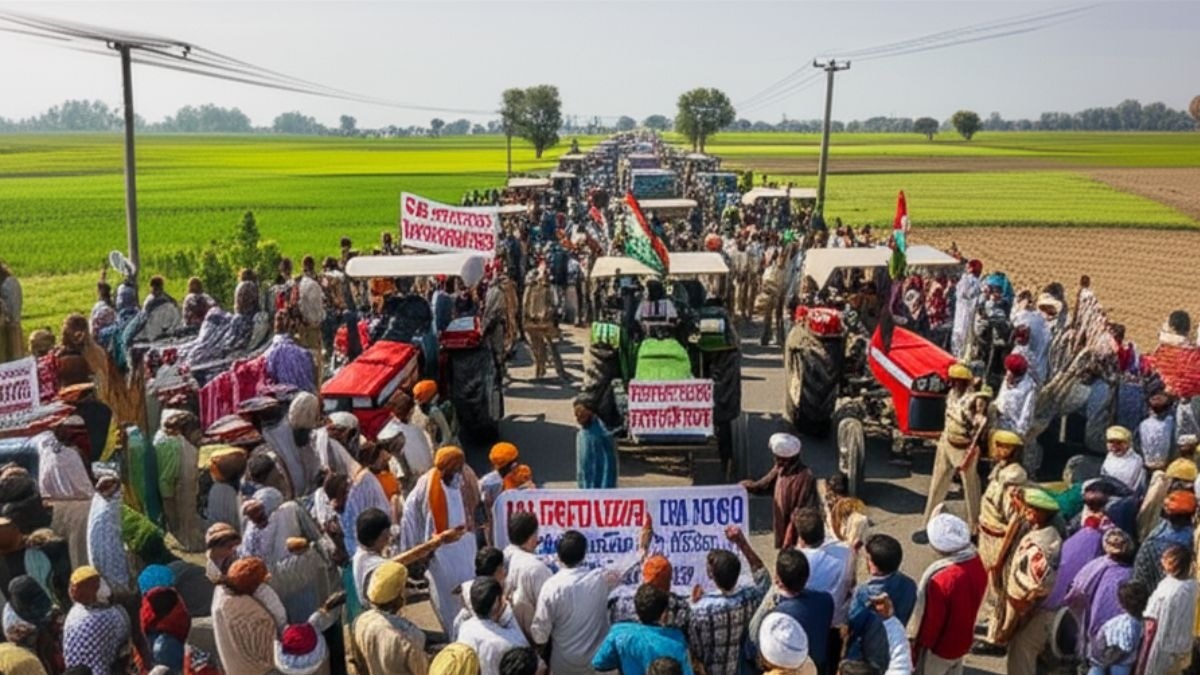 Kurukshetra Farmer Chakka Jam over Urea Shortage