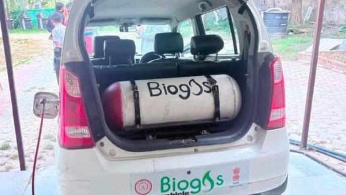Biogas car