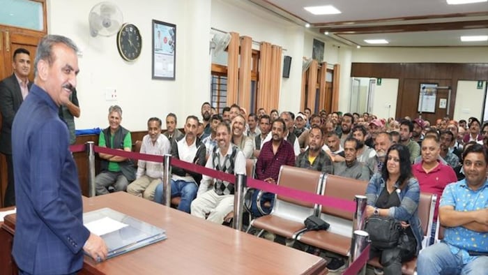 Himachal CM Sukhu on Landless People