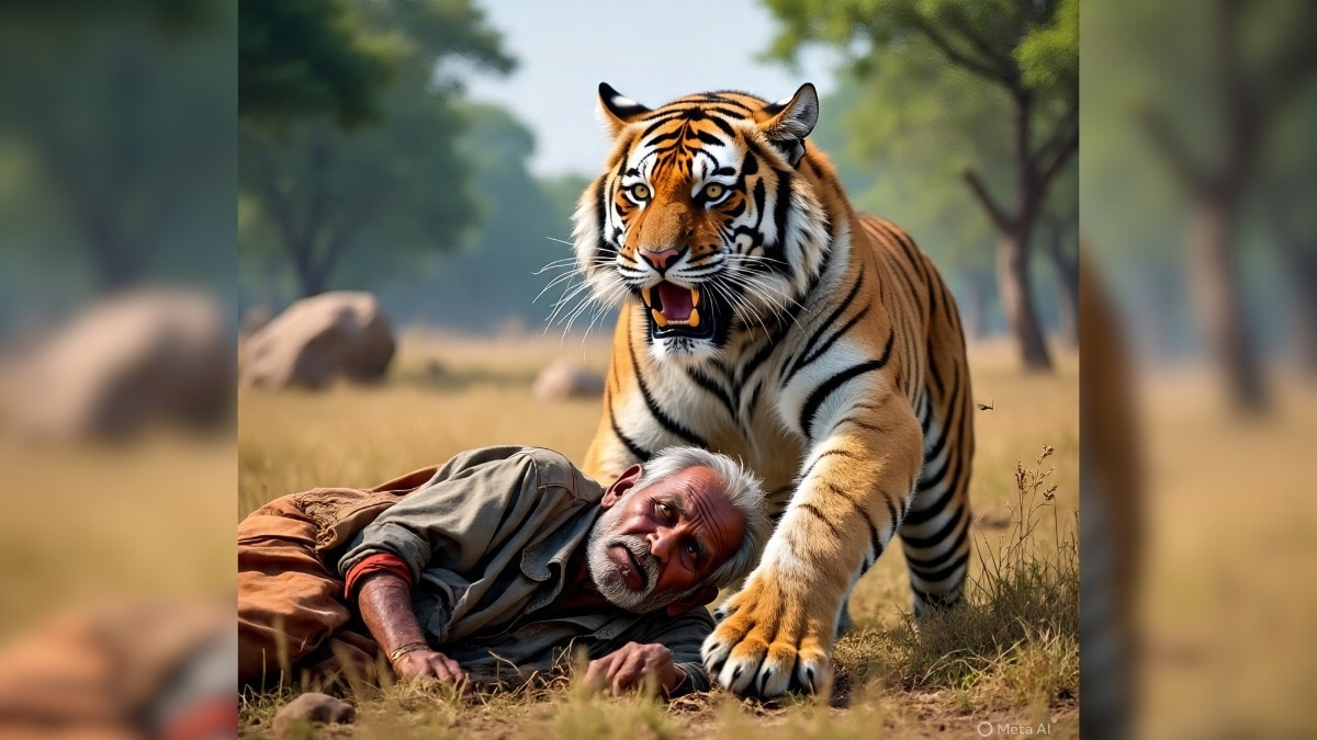 खेत में काम कर रहे किसान को जंगल में खींच ले गया बाघ, हुई दर्दनाक मौत; रेस्क्यू करने गया वनकर्मी भी घायल  