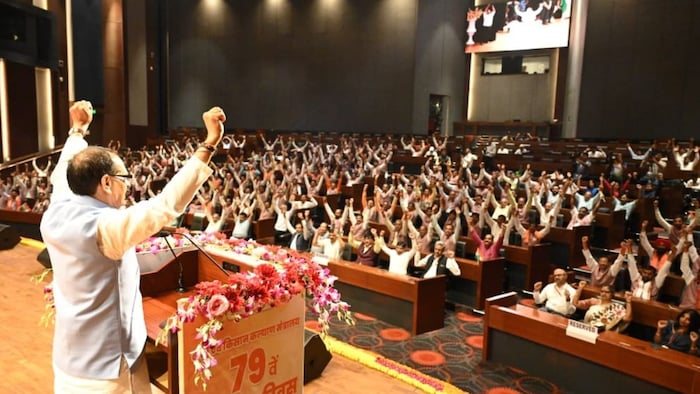 Shivraj Pusa Meeting With farmers on Independence Day