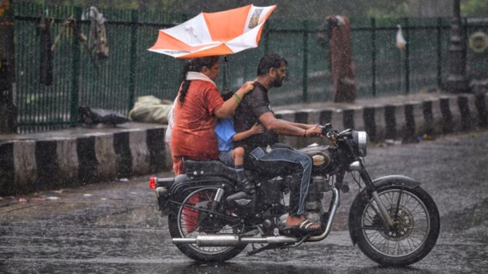 delhi rain
