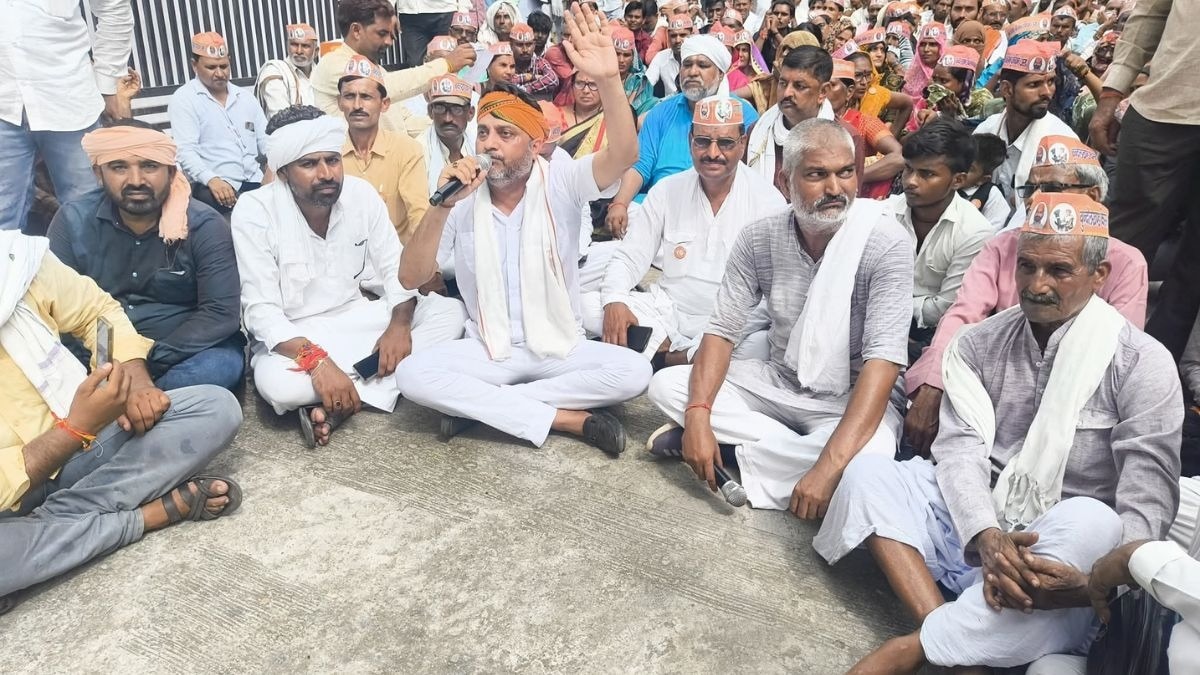 किसानों का प्रर्दशन
