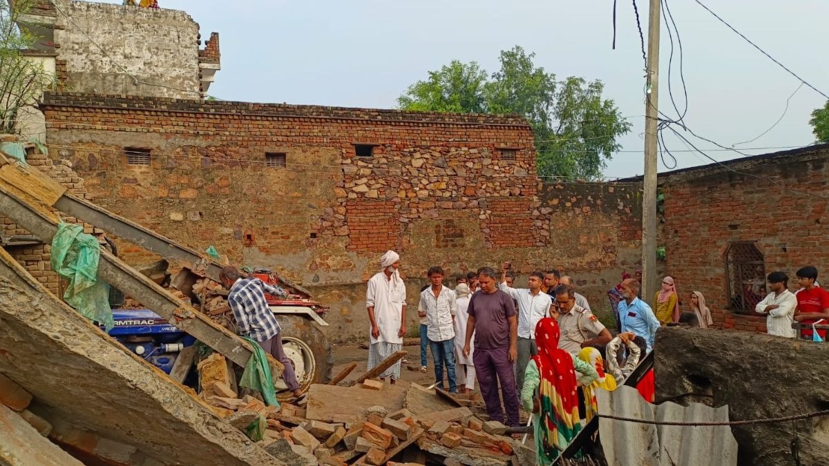 Alwar farmer house Collapse