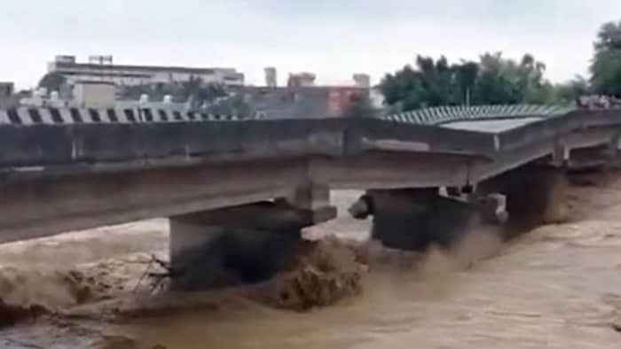 Jammu Bridge damage in flood