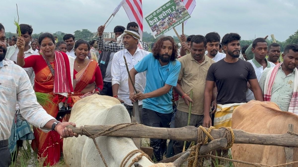 रिम्स-2 परियोजना का किसानों ने किया विरोध