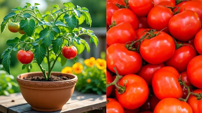 Tomato Plantation (Photo: Meta AI)