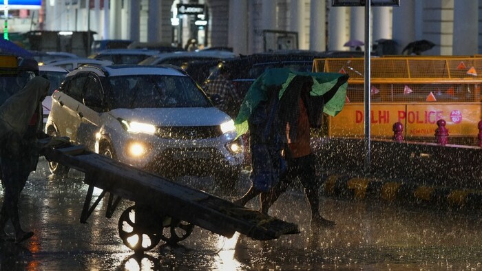 Delhi rain
