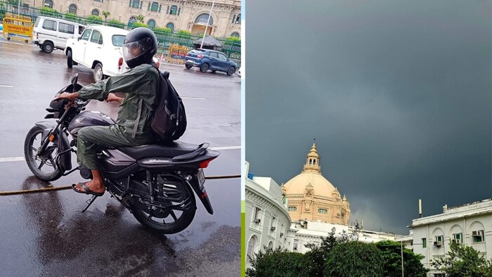 उत्तर प्रदेश में बारिश के चलते मौसम सुहाना बना हुआ है.