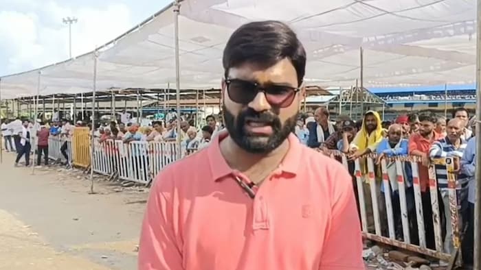 रीवा में खाद वितरण के दौरान भगदड़