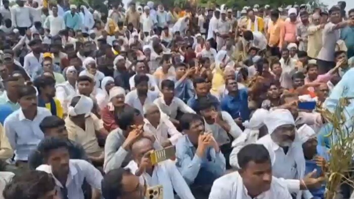 Chandrapur farmer protest