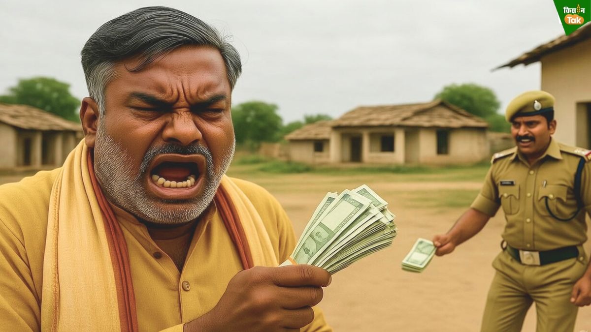 लातूर: फसल नुकसान का पंचनामा नहीं होने से गुस्साए सरपंच, तहसीलदार पर फेंकी नोटों की गड्डी