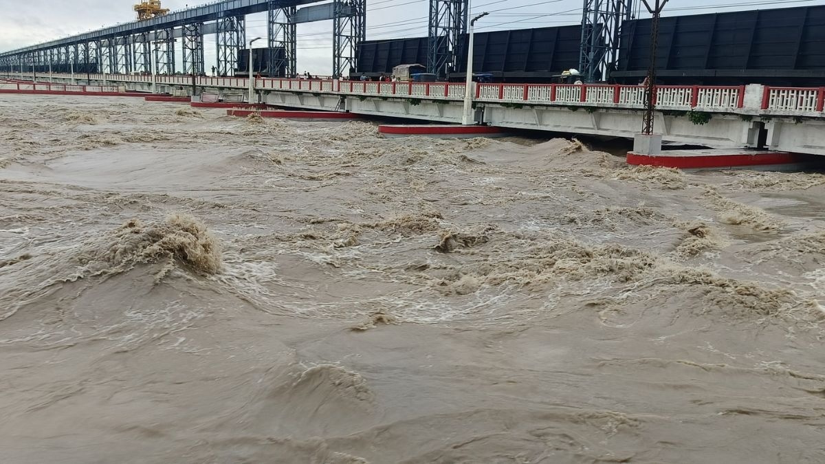 कोसी बराज के खोले गए 50 गेट