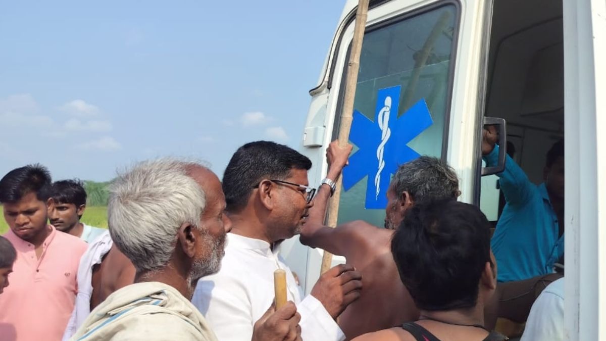 behraich farmer attacked