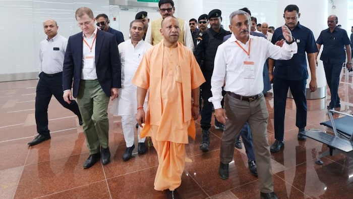 CM Yogi Inspects Noida International Airport
