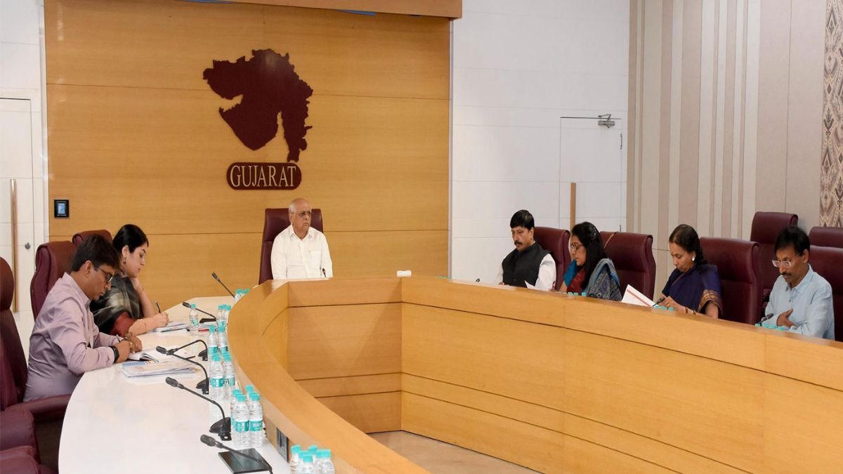 Gujarat CM Crop Survey Meeting