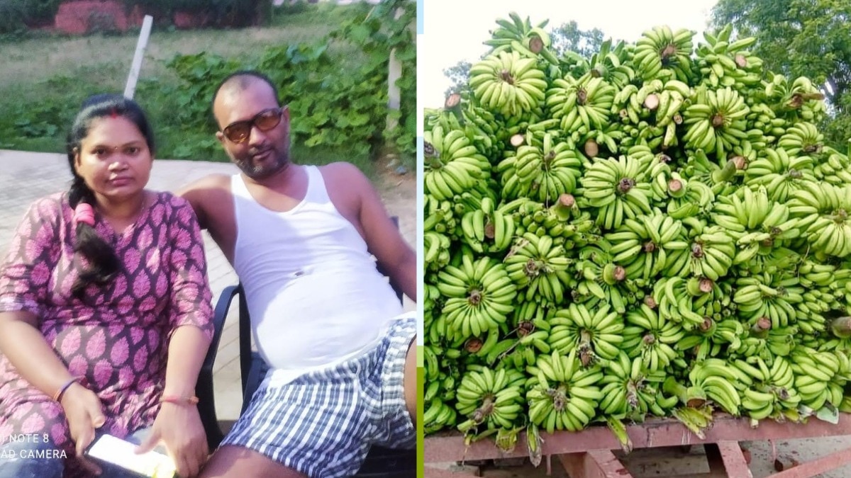 गाजीपुर स्थित गांव गौरा बाजार के किसान रंजीता सिंह और मनोज कुमार सिंह (Image- Social Media)