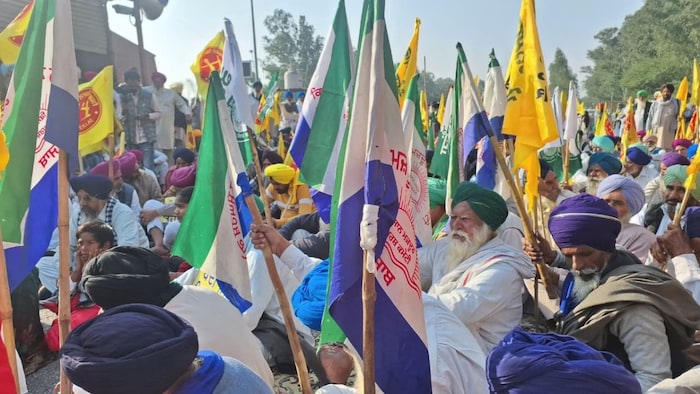 farmers protest