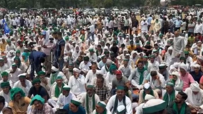 Farmers Protest Tractor Trolley Parts Recovered