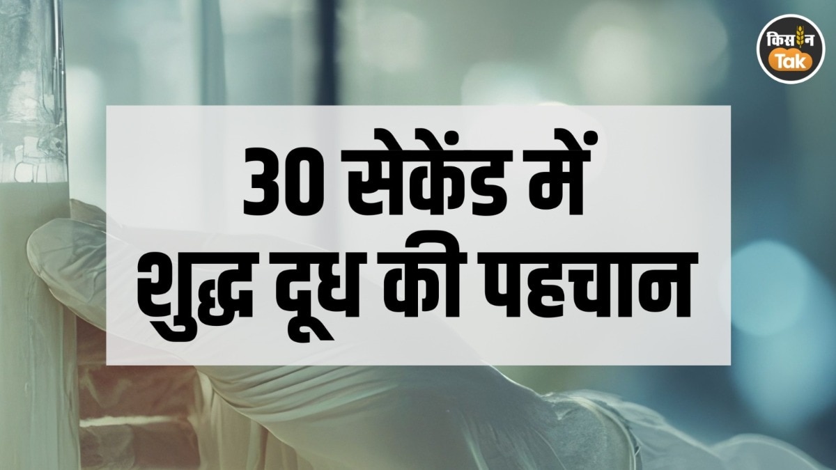 ऐसे करें दूध की पहचान!