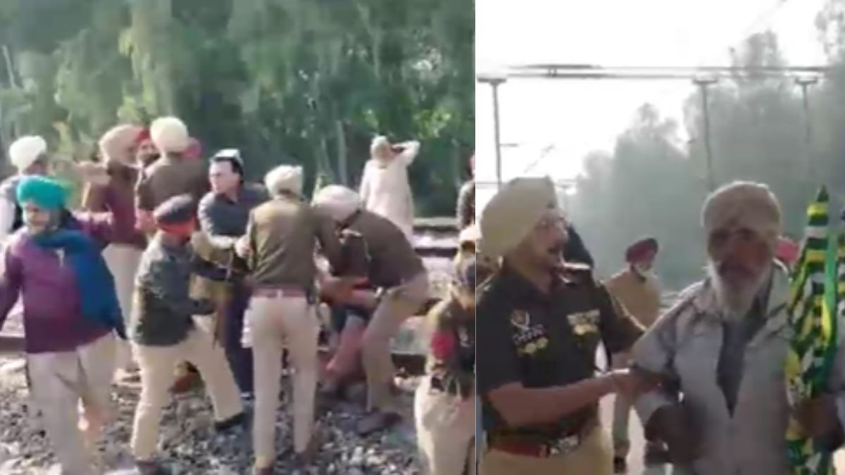 Punjab Farmers Protest: रेल रोको आंदोलन पर पुलिस की बड़ी कार्रवाई, किसानों को ट्रैक से हिरासत में लिया