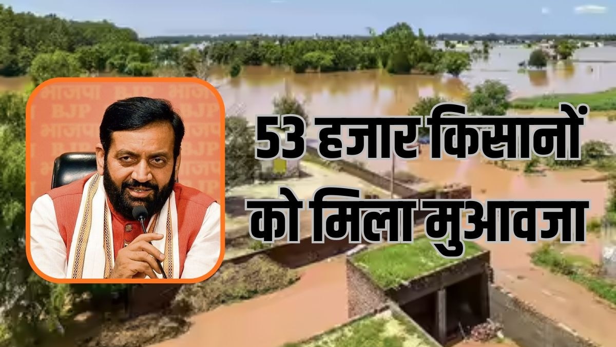 Haryana Flood News: हरियाणा में बाढ़ पीड़ित किसानों को बड़ी राहत, सरकार ने बांटे 116 करोड़ रुपये