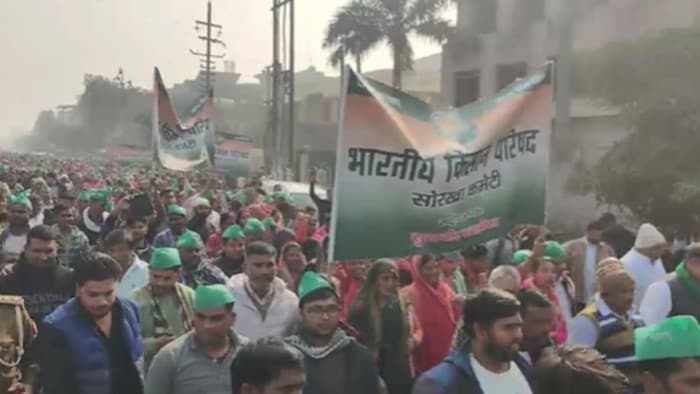 किसानों का हल्ला बोल