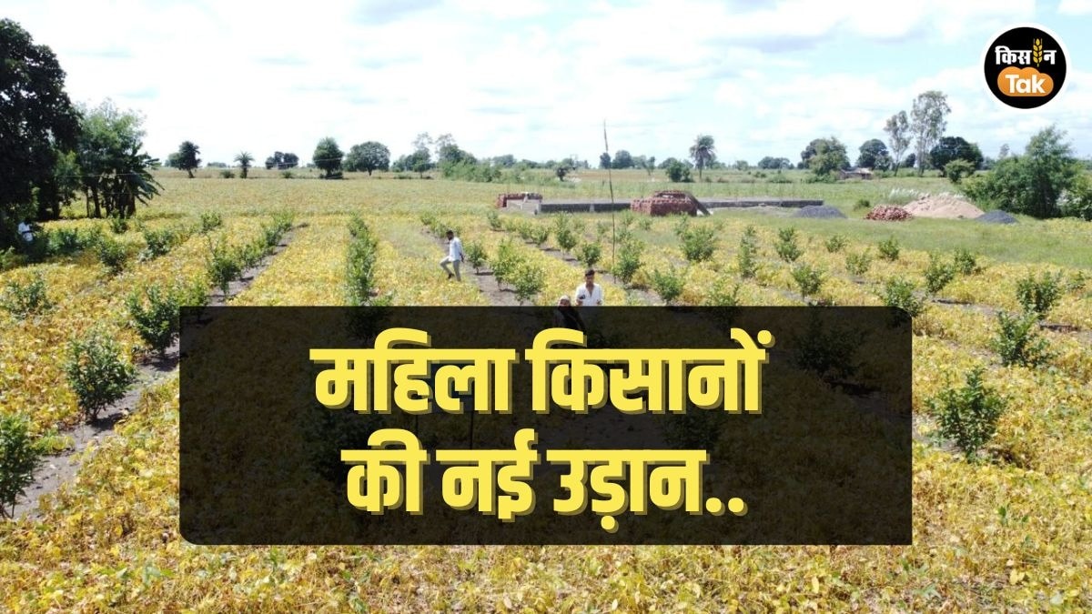 महिला किसान बनी अपनी जमीन की रानी