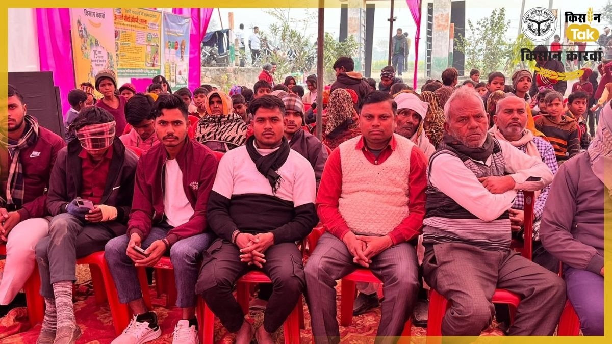 अलीगढ़ पहुंचा किसान तक का किसान कारवां