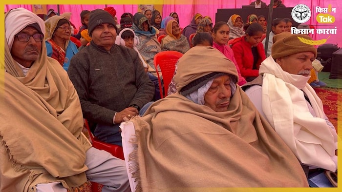 हाथरस जिले की मिट्टी पर पहुंचा किसान तक का किसान कारवां