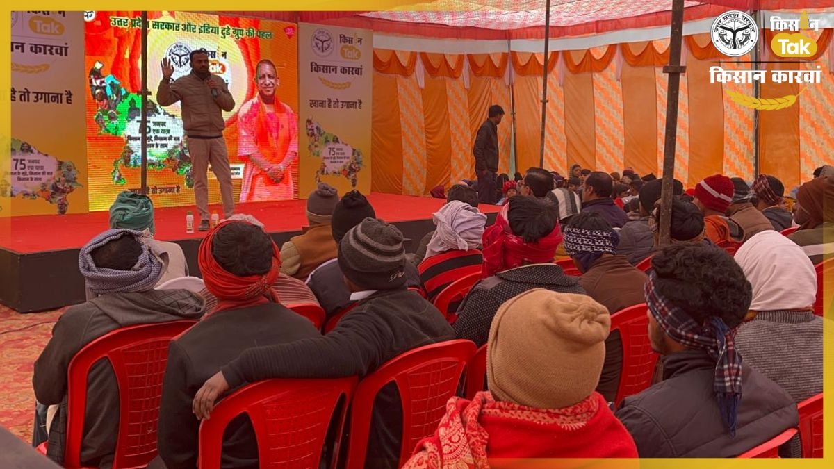 कासगंज पहुंचा किसान कारवां