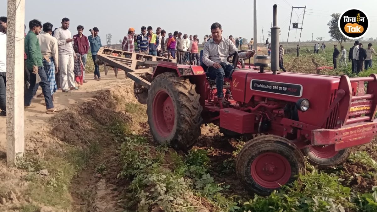 शमशान भूमि पर अवैध कब्जा हटाया गया