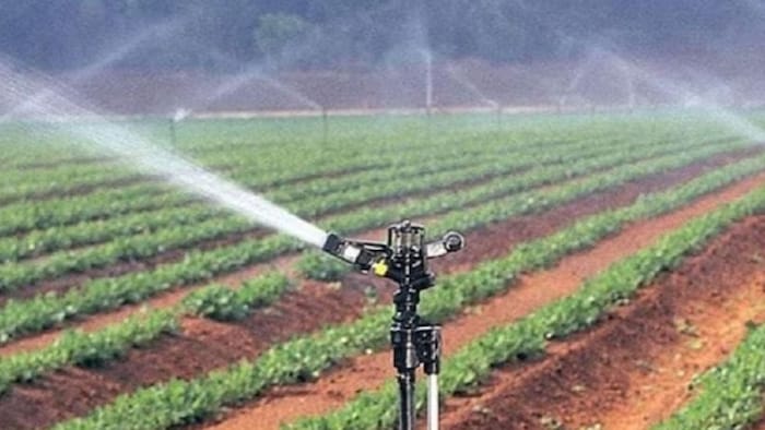 स्प्रिंकलर पर मिलेगा सब्सिडी का लाभ