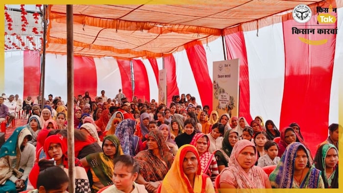 मैनपुरी में सफल रहा किसान कारवां