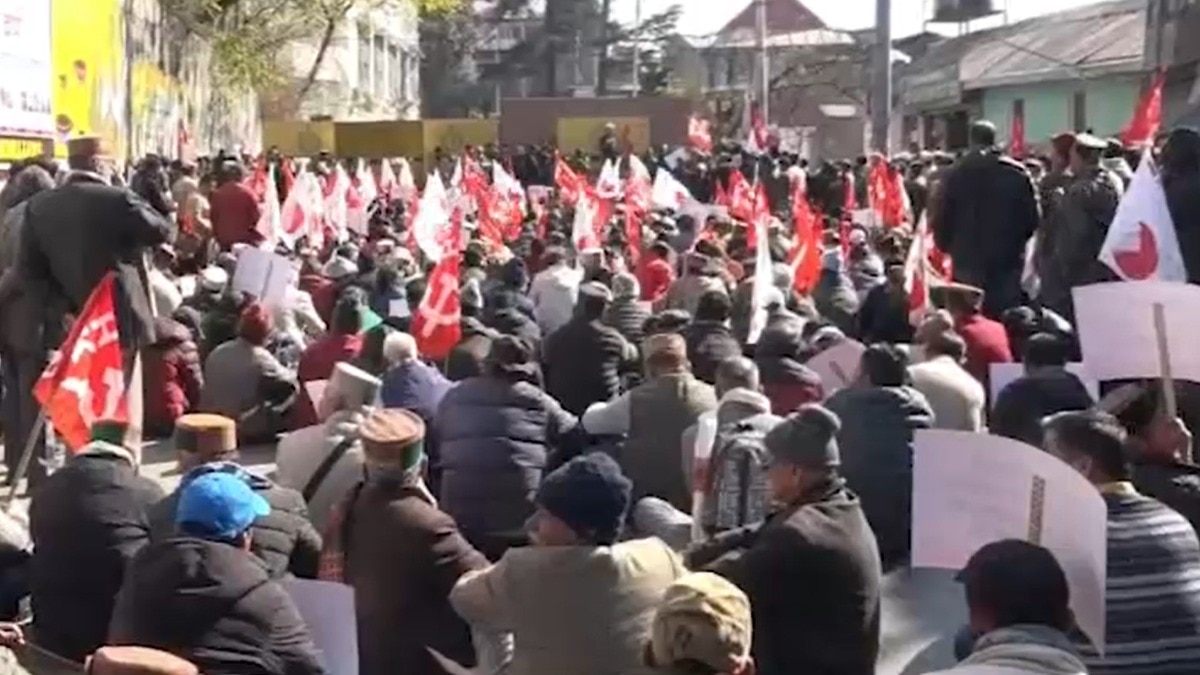 Himachal Farmers Protest