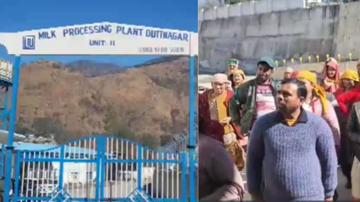 शिमला में दूध खरीद बंद, परेशान किसानों का मिल्क प्लांट के बाहर जोरदार विरोध प्रदर्शन