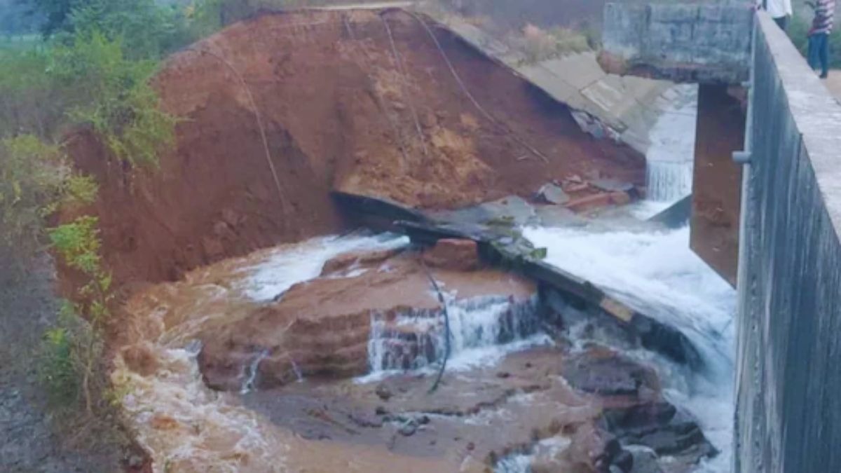 जबलपुर के बरगी बांध में दरार