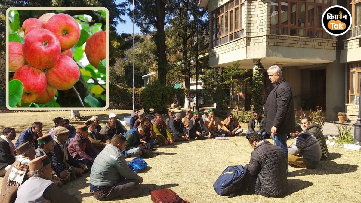 सेब किसानों का विरोध प्रदर्शन