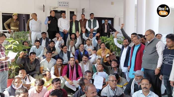 झांसी में किसानों का विरोध तेज