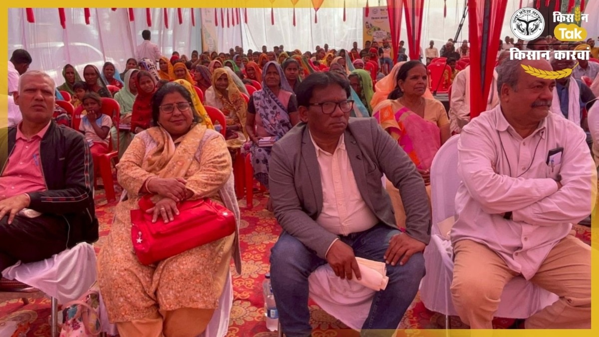 अमेठी में किसान कारवां