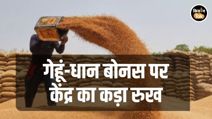 धान-गेहूं के बोनस पर केंद्र का अलग रुख (सांकेतिक तस्वीर)