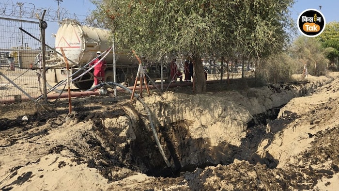 बाड़मेर में क्रूड ऑयल लीकेज से मचा बवाल