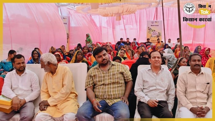 सुल्तानपुर में पहुंचा ‘किसान कारवां’