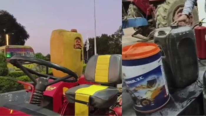 मध्य प्रदेश में डीजल लेने उमड़े किसान