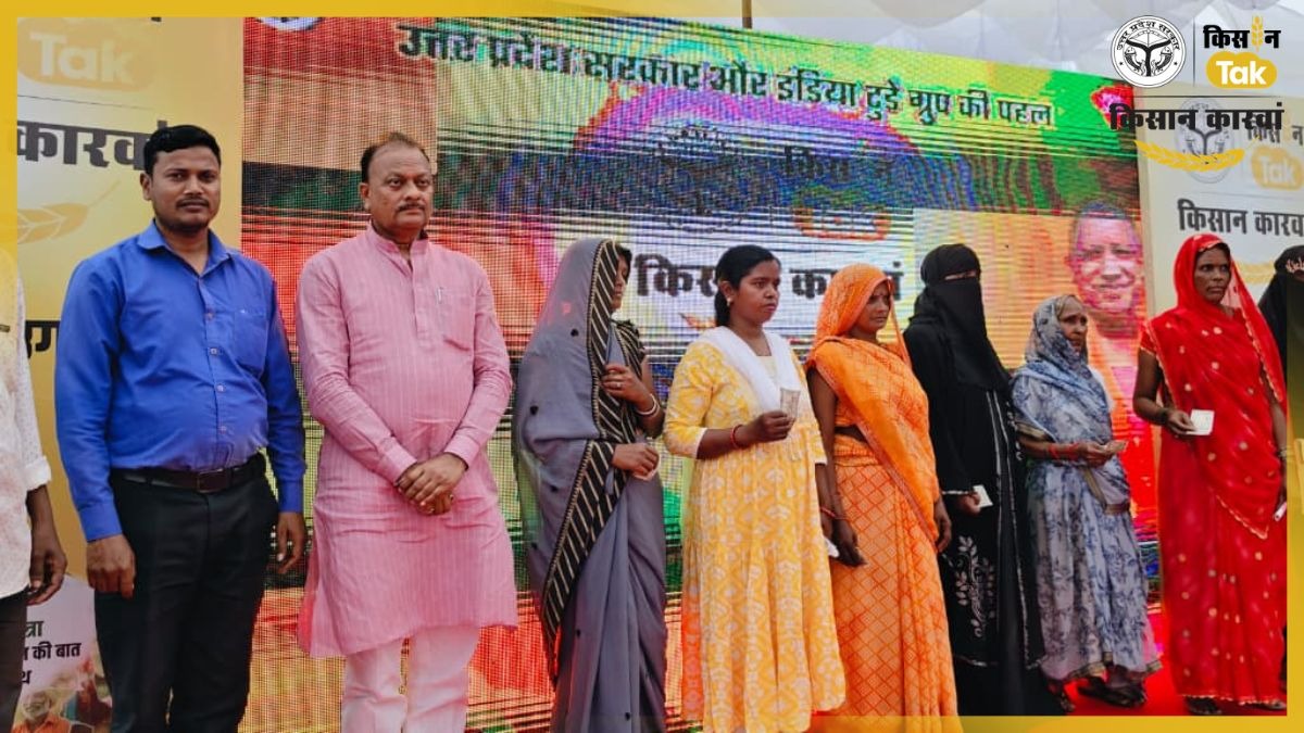 जौनपुर में किसान कारवां का पड़ाव