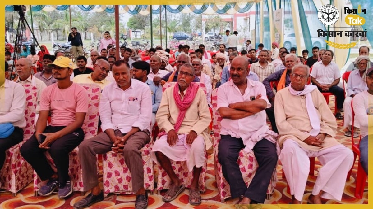 भदोही पहुंचा ‘किसान तक’ का किसान कारवां