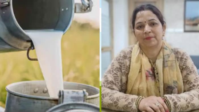 बलिया जनपद के बहुआरा गांव की महिला पशुपालक दुर्गेश तिवारी