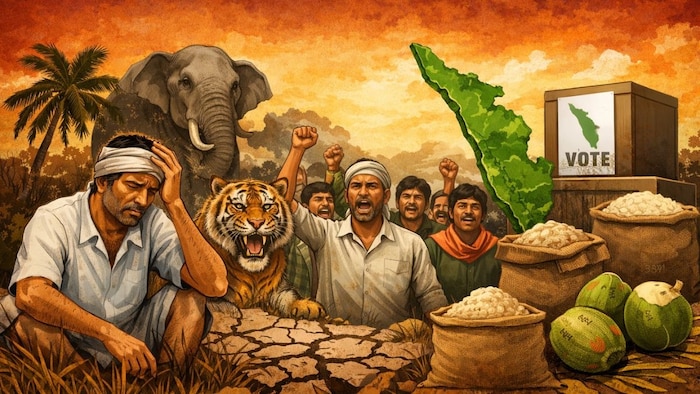 केरल में खेती संकट बना चुनावी मुद्दा (AI-तस्वीर)