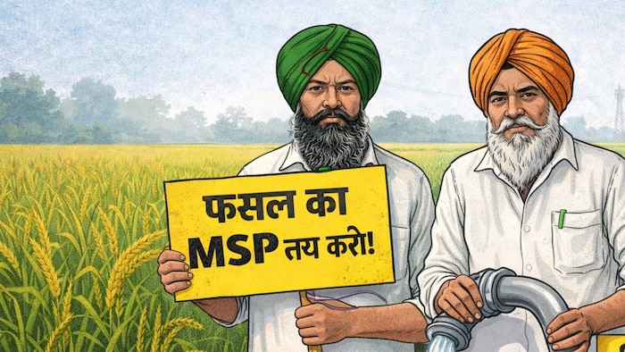 पंजाब में किसानों ने BJP को सौंपा ज्ञापन (AI- तस्वीर)